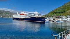 Havila Capella at quay in Honningsvåg