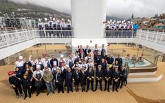 Dekksbilde av Castor crew