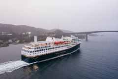 Havila Capella at home port for the first time.