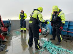 Staff from Kongsberg Maritime