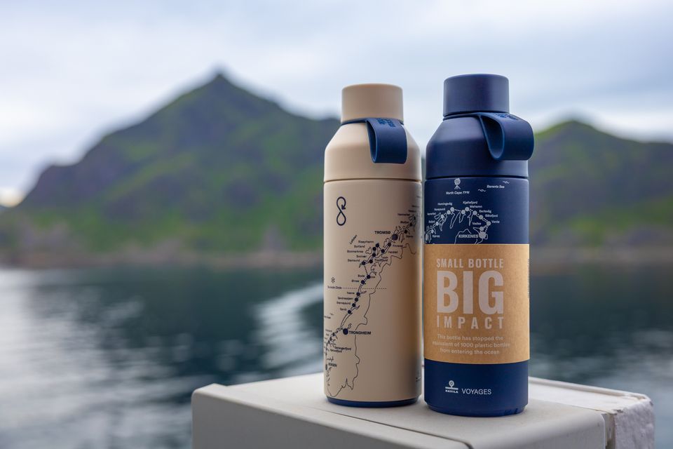 Havila Voyages has launched a collaboration with the award-winning B-Corp certified company Ocean Bottle (Image at LateCruiseNews.com - August 2026)