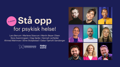 Verdensdagen for psykisk helse inviterer til stand up, 9. oktober. Mental Helse deler ut Åpenhetsprisen 2024 i løpet av kvelden.