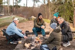 Frivillige og deltagere på tur med LivsGnist høsten 2025.