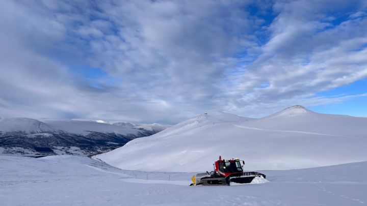 Tråkkemaskin på Oppdal