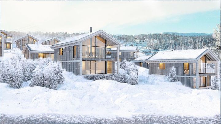 Alpinco og Tinde bygger 14 nye luksushytter i Kvitfjell, som vil stå klare for utleie på nyåret. Logg Arkitekter