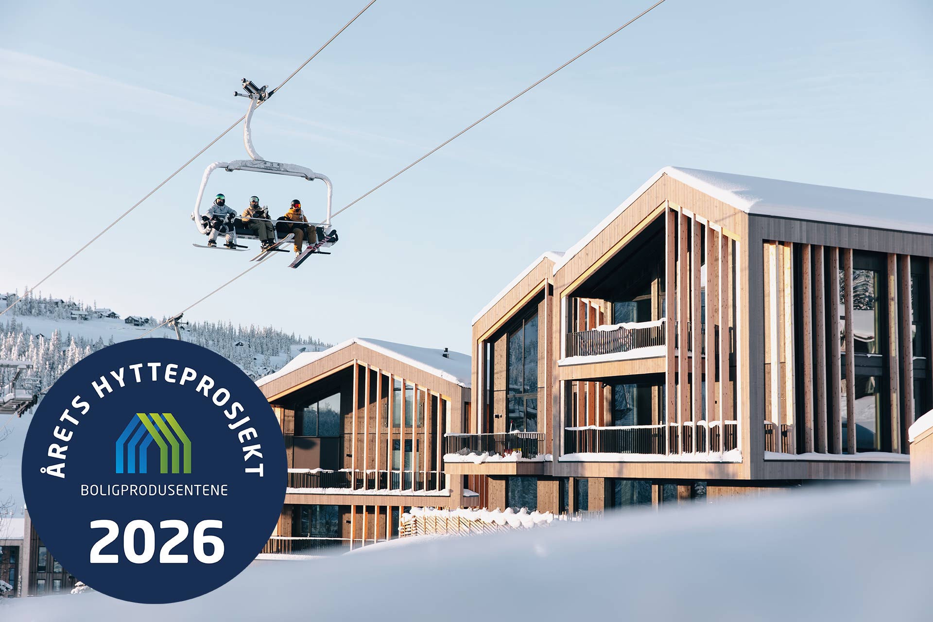 Alpinco, Tinde og Logg arkitekter mottok prisen for Årets Hytteprosjekt 2026 med Origo