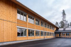 Kontorbygg Midtskogen i Terningmoen leir