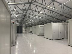 Sanitæranlegg. Alt er i containere for maks fleksibilitet og mobilitet