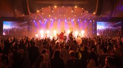 Konsert under bankett i Oslofjord Arena