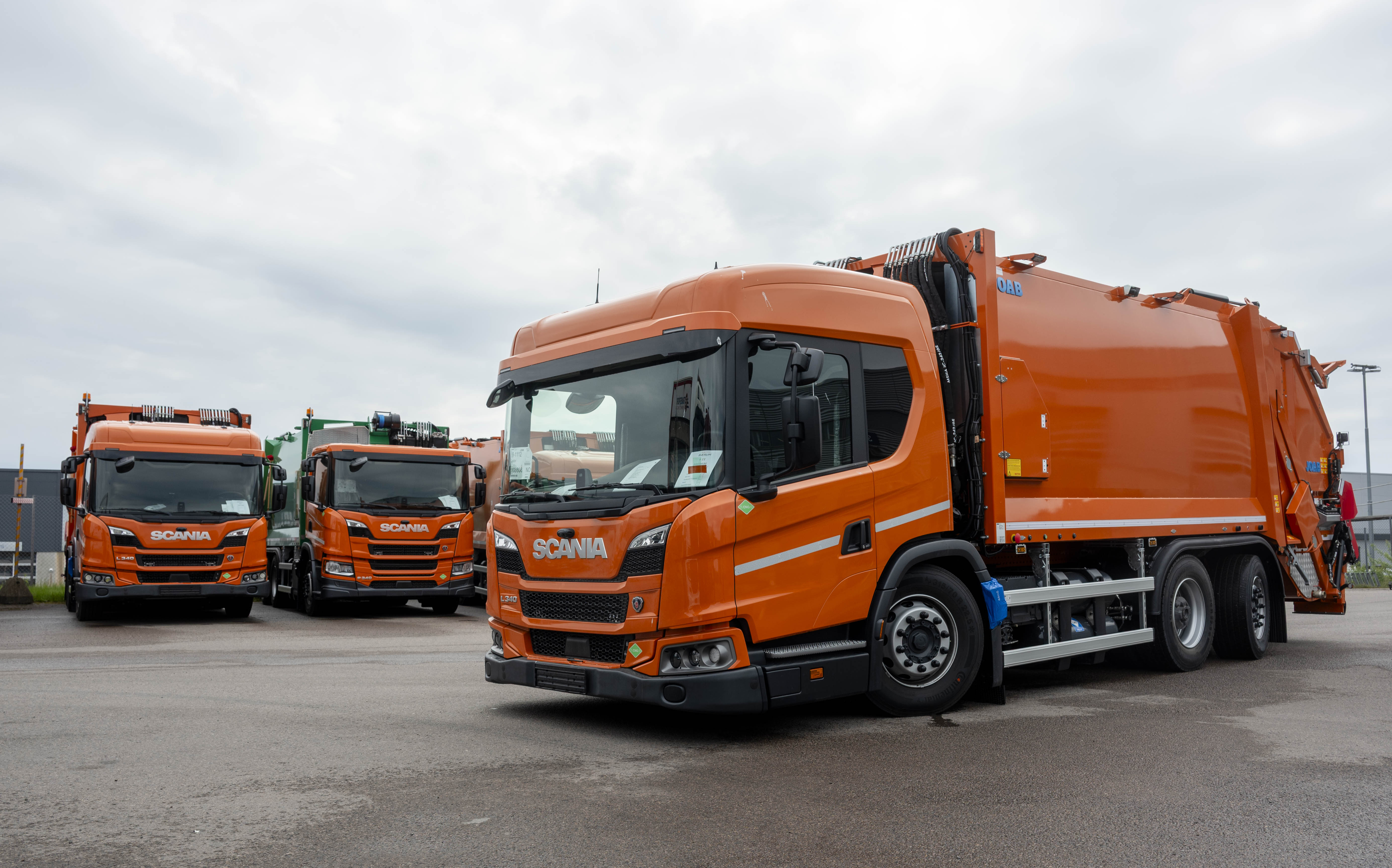 Scania skal levere 142 renovasjonsbiler