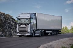 NY FRONT: Scania Dynamic har fått en hy front med en forbedret aerosynamikk som sender forbruket med ytterligere to prosent.