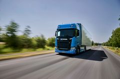 FEM STJERNER: Scania R-serie har fått fem stjerner i Euro NCAP.
