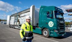 GREP: Elling Sveen er daglig leder i WoodTrans. De skal kutte 28 prosent av sine klimautslipp i løpet av de neste sju årene.