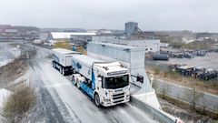 PILOT PARTNER: Denne bilen gikk over 300.000 kilometer i Verdalkals tjeneste før den ble tatt tilbake til Scanias fabrikk i Södertälje.
