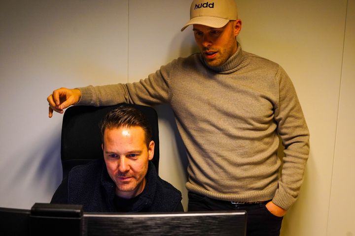Jonas Floberg Åkre og Eigil Arff Tarjem i Hudd