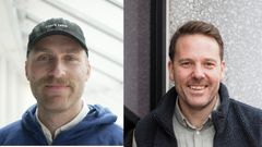 Haakon Rølmann, kommunikasjonssjef i Vivaldi og Jonas Floberg Åkre, kommunikasjonssjef i Hudd