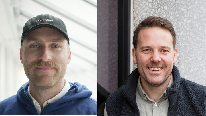Haakon Rølmann, kommunikasjonssjef i Vivaldi og Jonas Floberg Åkre, kommunikasjonssjef i Hudd