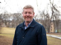Portrettbilde av fornøyd Bjørn Gimming