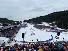 Langrennsarenaen ved Ski-VM Trondheim 2025