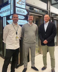 Henrik Birkelund, Partneransvarlig NAF fordelsprogram, Kenneth Karlsen, Forretningssjef for B2C hos Vianor, Bjørn H. Gundersen Teamleder NAF fordelsprogram
