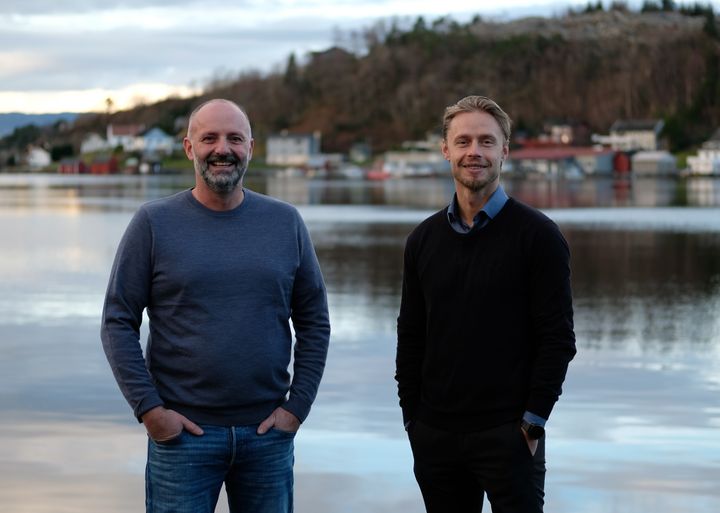 Fra venstre: Olav Hilmar Koløy, CEO, og Daniel Hjertaker Molvik, CFO i EQVA ASA.