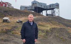 Direktør Bjarte Hambjør Heide på Svalbard.