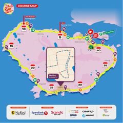 TRASEEN: Rundt Hadseløya er det 42 km - perfekt for maraton.
