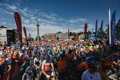 Før starten på siste etappe i Arctic Race of Norway i Trondheim i 2022
