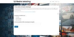 Skjermdump fra teksting.no