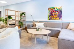 Sofagruppe ungomsrommet Radiumhospitalet