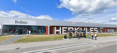 Forsiden av Herkules kjøpesenter med hvor Bohus kommer