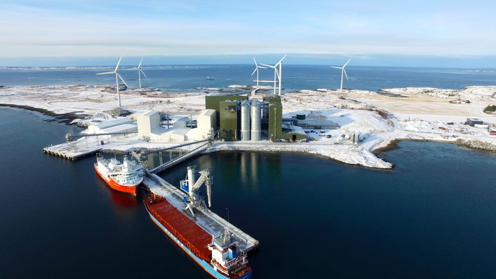 Mowis fôrfabrikk på Valsneset, Ørland, Trøndelag