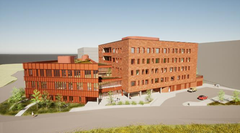 Illustrasjonsbilde av hvordan Stavanger kommunes nye legevakt blir seende ut.