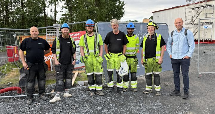 Navn fra venstre: Jarl Helge Ulle  Eivind Myrhaug   Carl Robin Harestad   Pål Viksengen   Bassem Hechmi  Bernhard Wintsche  Kenneth H Sørum