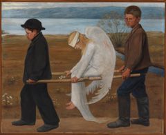 Hugo Simberg, Såret engel, 1903.