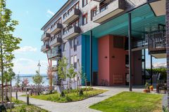 Arkitektkontoret Kari Nissen Brodtkorb AS, Leilegheiter og næringslokale, Sørenga, Oslo, oppført 2017.