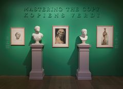 Foto fra utstillingen "Kopiens verdi" i Nasjonalmuseet.
