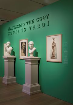 Foto fra utstillingen "Kopiens verdi" i Nasjonalmuseet.