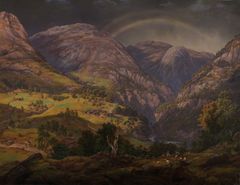 Johan Christian Dahl, "Fra Stalheim" (1842)