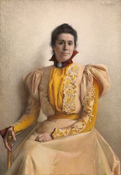 Asta Nørregaard, «Marthine Cappelen Hjort, f. Kiær», 1897.