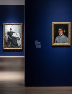Utstillingen Asta Nørregaard. Sannhet og skjønnhet i Nasjonalmuseet.