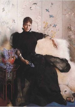 Asta Nørregaard, «Portrett av Elisabeth Fearnley», 1892.