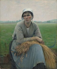 Asta Nørregaard, «Bondekone fra Normandie», 1889.