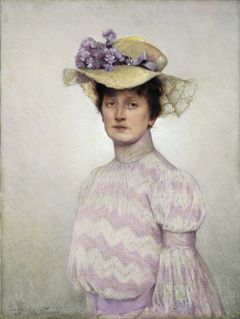 Asta Nørregaard, «Selvportrett», 1903.
