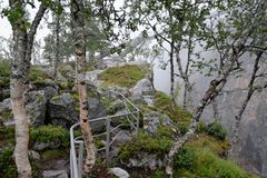 Vøringsfossen turistveganlegg (2018-2024) av Hølmebakk Øymo.