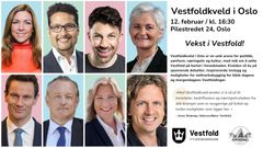 Vestfoldkveld i Oslo - 12. februar