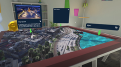 Flom som bysimulering, fra Fynd Reality