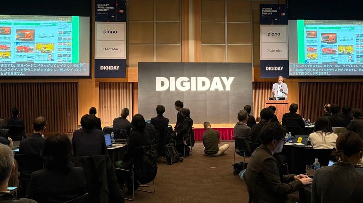 Labrador CMS ved CEO Jan Thoresen viser frem norsk teknologi for japanske mediehus i Tokyo under Digiday Publishing Summit Tokyo 2025