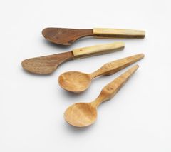 Brynjulf Hammer Krokstrand, Wooden cutlery with reindeer shaft for the restaurant Maaemo, Oslo, 2025