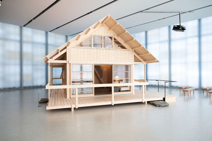 The National Museum of Norway invites visitors to a cabin getaway inside the museum’s 7-meter tall Light Hall.